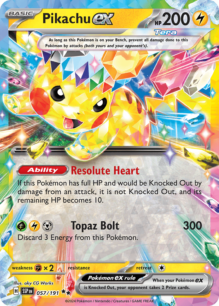 PIKACHU EX TERA