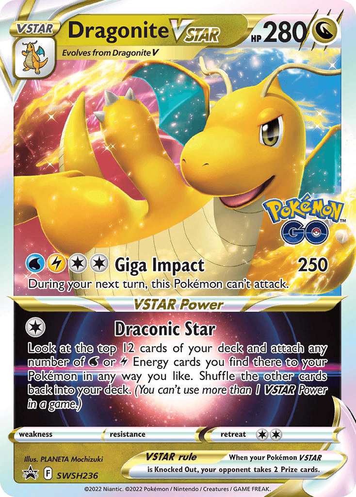 DRAGONITE VSTAR POKEMON GO