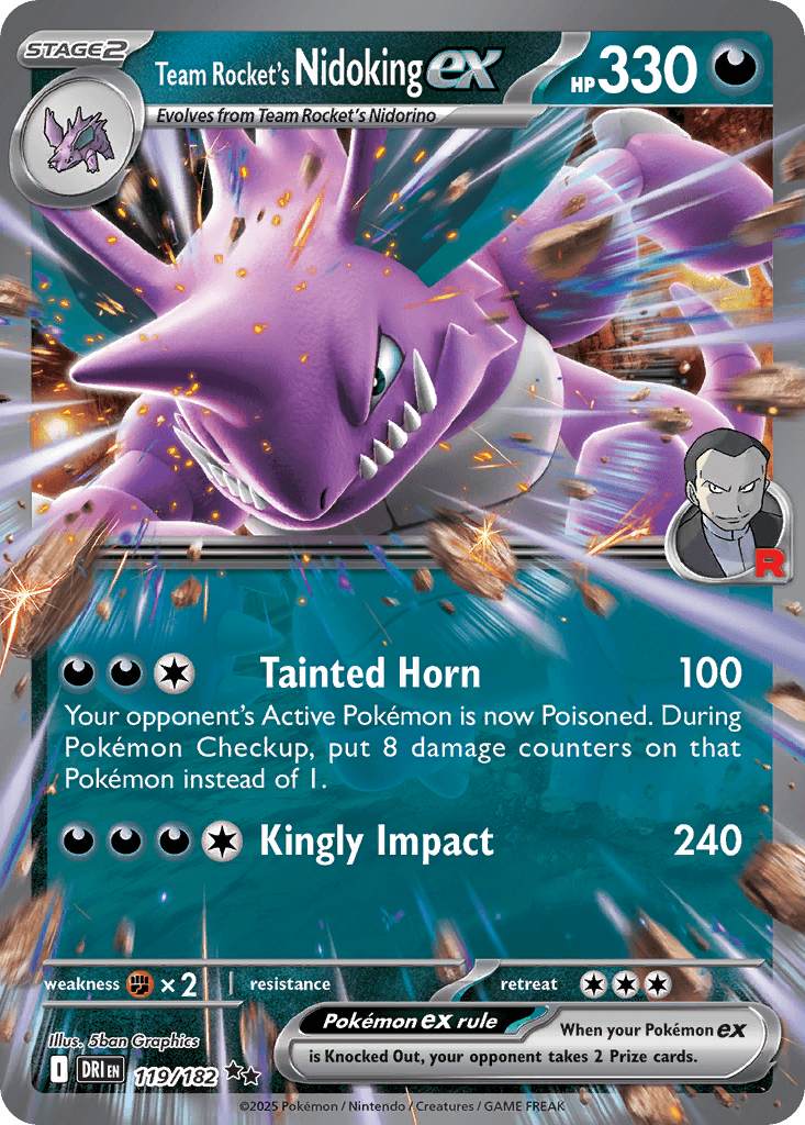 NIDOKING EX TEAM ROCKET