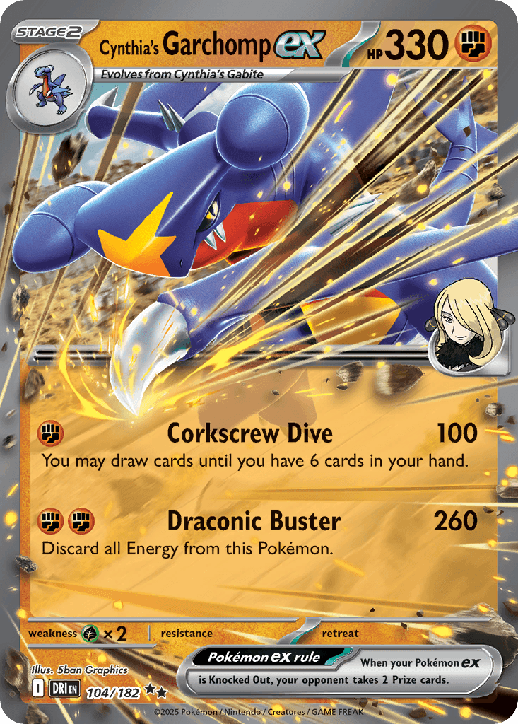 GARCHOMP DE CYNTHIA EX