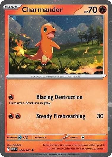 CHARMANDER COSMO HOLO