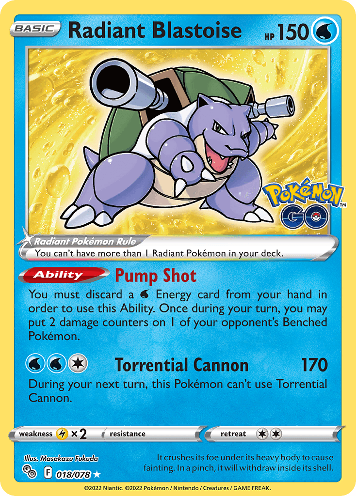 BLASTOISE RADIANTE