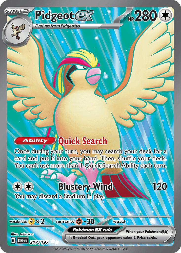 PIDGEOT EX F.A