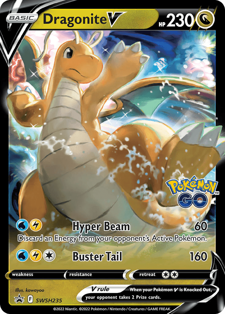 DRAGONITE V POKEMON GO