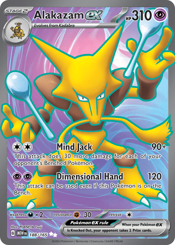 ALAKAZAM EX F.A