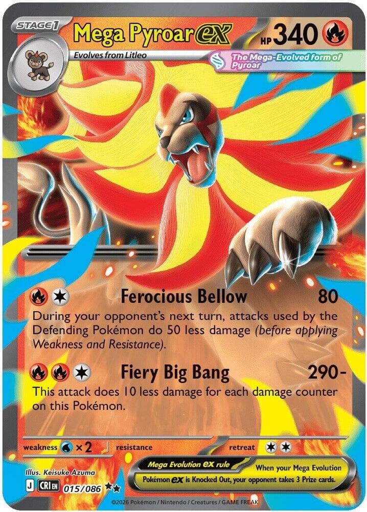 MEGA PYROAR EX